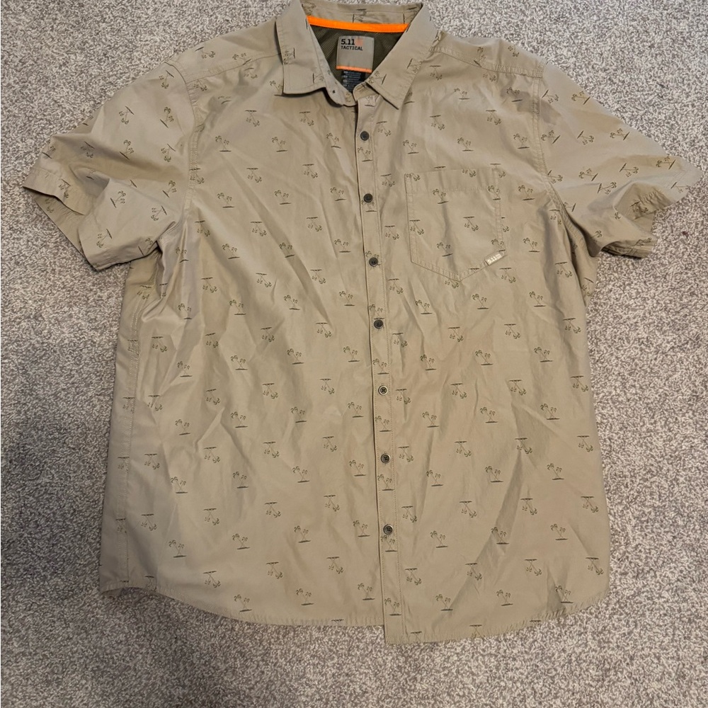 5.11 Tactical Khaki Short Sleeve Shirt